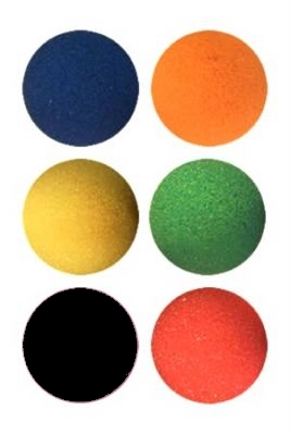 Balles en mousse haute densité : Différentes tailles et couleurs - Boutique  Fisaude